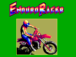 Enduro Racer (Japan) Title Screen